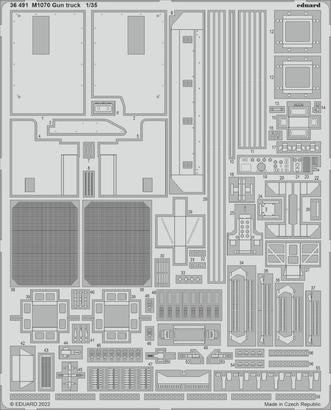 Eduard 36491 1/35 Armor- M1070 Gun Truck for HBO