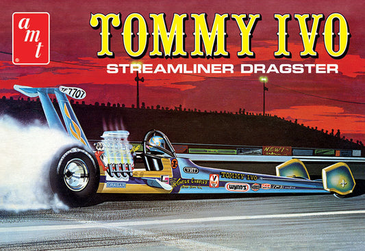 AMT 1254 1/25 Tommy Ivo Streamliner Dragster Model Kit