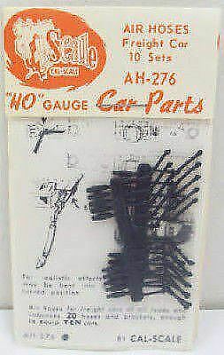 Cal Scale 276 HO Scale Air Hose -- Freight Car & Caboose, Plastic
