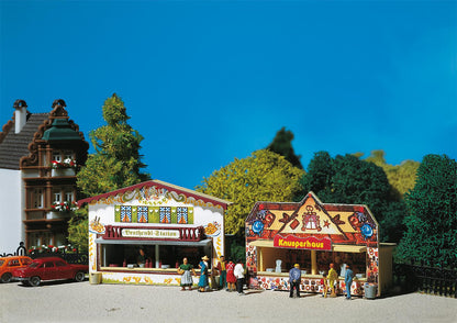 Faller 242321 N Scale 2 Market Stalls Model Kit