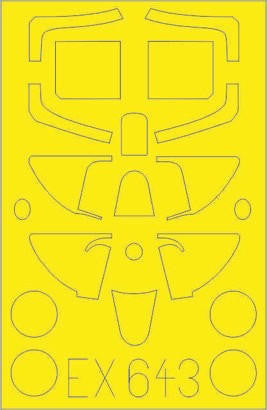 Eduard EX643 1/48 Mask Spitfire Mk. I for TAM Canopy Mask Set