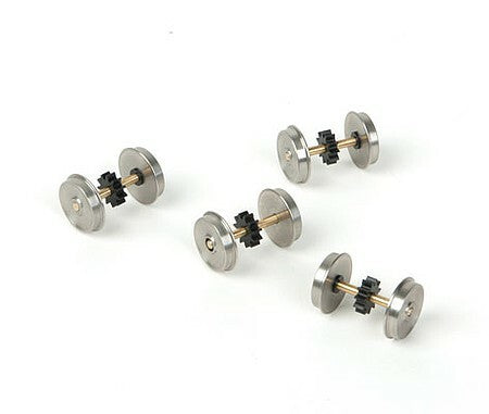 Northwest Short Line 26506 HO Scale "Shark" #4 11 Tooth Geared Wheelsets