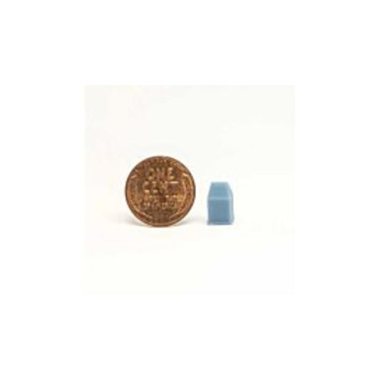 All Scale Miniatures 870848 HO Square Trash Can 5-Pack