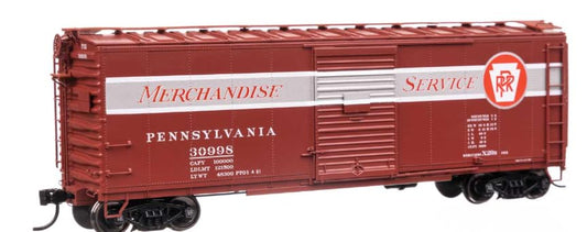 Walthers Proto 920-102321 HO Scale 40' X29B Boxcar - Ready to Run - Pennsylvania Railroad #29938 (Merchandise Service, with Stiffeners)