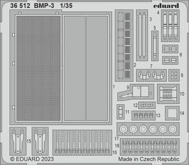 Eduard 36512 1/35 BMP-3 Photo Etch