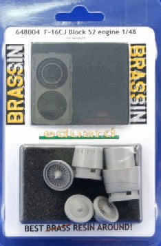 Eduard 648004 1/48 Aircraft- F16CJ Block Engine for TAM (Photo-Etch & Resin)