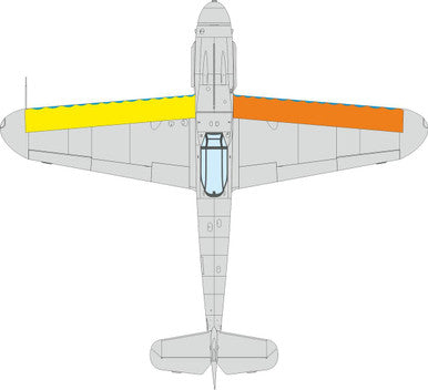 Eduard CX676 1/72 Mask Bf 109G Wings Leading Edge Wavy Lines