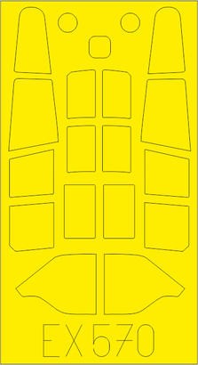 Eduard EX570 1/48 Mask Aircraft- Tomahawk Mk II for ARX