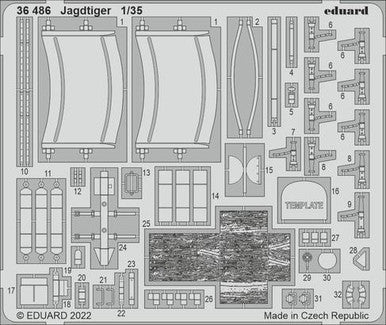 Eduard 36486 1/35 Jagdtiger for Hobby Boss