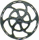 Kadee 2041 HO Scale Equipco Type Brake Wheels pkg(8) -- Black