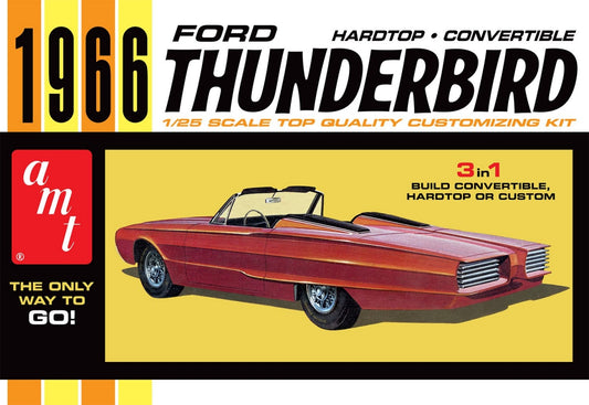 AMT Models 1328 1/25 1966 Ford Thunderbird Hardtop/Convertible Customizing Car (
