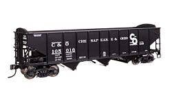 Walthers Mainline 910-56737 HO Hopper - Chesapeake & Ohio #105016
