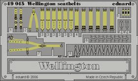 Eduard 49045 1/48 Wellington Seatbeltsfor Trumpeter