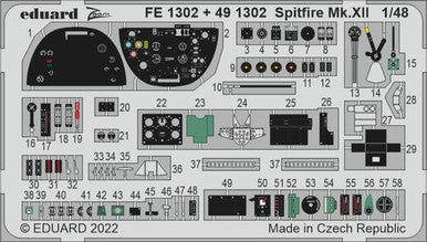 Eduard 491302 1/48 Spitfire Mk.XII for Airfix
