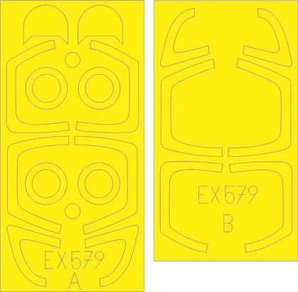 Eduard EX579 1/48 Mask Aircraft- L39C Albatros TFace for TSM