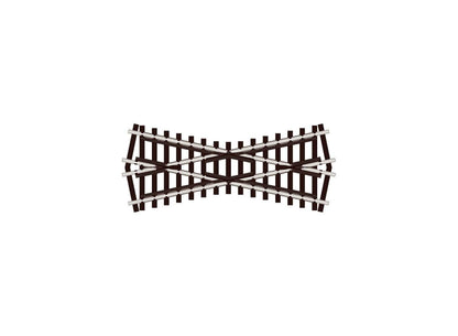 Peco SL-93 HO Scale Code 100 Streamline Crossing - Short, Insulfrog