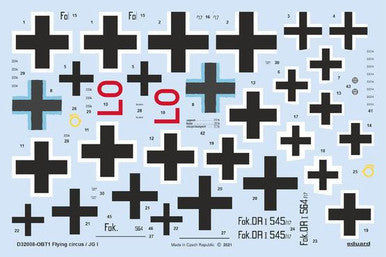 Eduard D32008 1/32 Decal Flying Circus / JG I for Meng