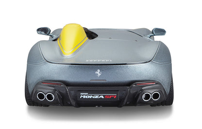 Bburago 16013S 1/18 Ferrari Monza SP-1, Silver & Yellow