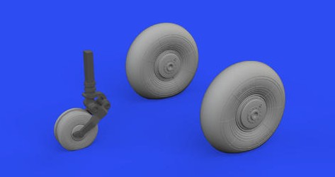 Eduard 648755 1/48 Aircraft- Beaufighter Mk X Wheels for TAM (Mask & Resin)