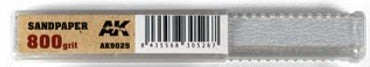 AK Interactive 9025 Dry Sandpaper Strips 800 Grit (50)