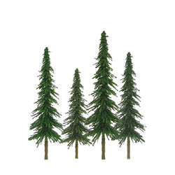 JTT Scenery 92027 Spruce 4' To 6' Ho Scale 24Pk