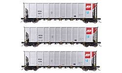 Walthers Mainline 910-56875 HO 50' RD-4 Hopper 3-Pack IESX