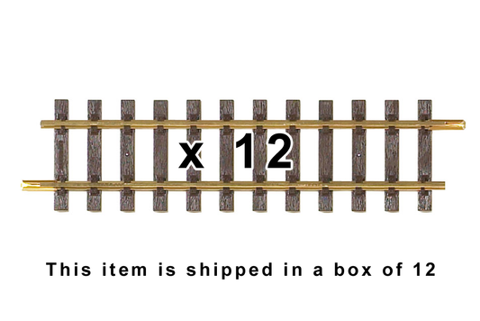 Piko 35200 G Scale G320 Straight Track, 12.6", Box of 12