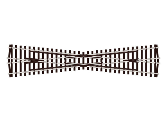 Peco SL-94 HO Scale Code 100 Streamline Crossing - Long, Insulfrog
