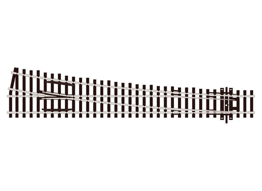 Peco SL-E88 HO Scale Code 100 Streamline Large Radius Turnout
