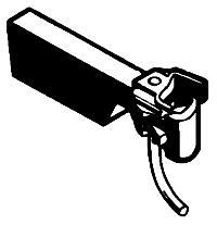 Kadee 823 I Scale #1 Scale Coupler -- Straight, Thicker Shank