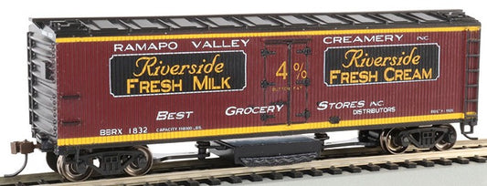 Bachmann 16333 HO Track Cleaning 40' Wood-Side Reefer Car Ramapo Valley