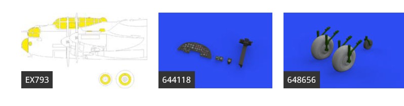 Eduard 644123 1/48 Aircraft- Lancaster B Mk I LooKplus for HKM (Mask, Photo-Etch