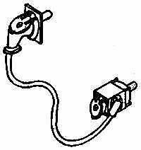 Details West MU-221 HO Scale MU Cables -- Dummy Receptacle pkg(2)