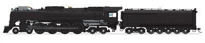 Broadway Limited 6647 Ho Up 4-8-4 Fef-3 Undec W/Sd+S