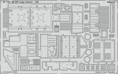 Eduard 481151 1/48 Mi-24P Cargo Interior Photo Etch Set for TRUMPETER