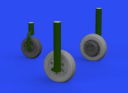 Eduard 648673 1/48 Aircraft- Sabre F4 Wheels for ARX (Mask & Resin)
