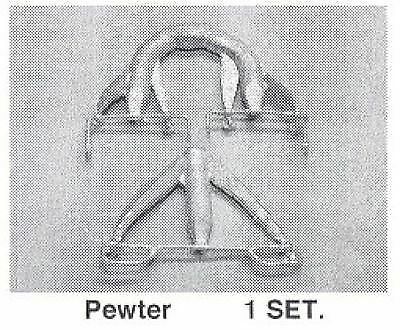 Details West 317 HO Scale Coupler Cut Lever, F-Unit Front -- Southern Pacific