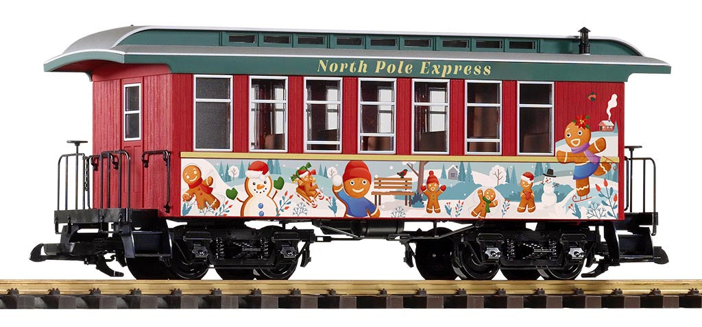 Piko 38669 G Scale North Pole Express Coach Car 1