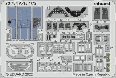 Eduard 73784 1/72 A-1J for Hasegawa / Hobby 2000
