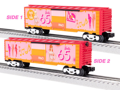 Lionel 6-2428430 O Gauge BARBIE 65TH ANNIVERSARY 1960s BOXCAR