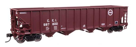 Walthers Mainline 910-57802 HO Scale 50' 100-Ton Hopper RTR C&EI #587800