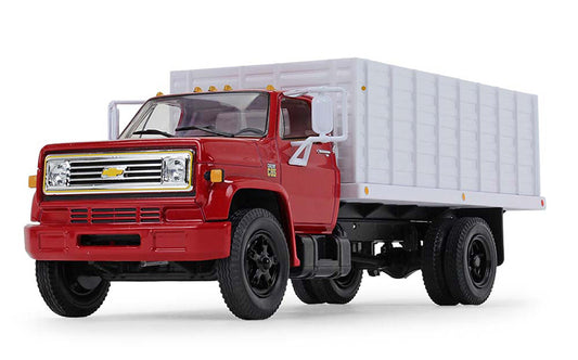 First Gear 10-4254 1/34 1970s Chevrolet C65 Grain Truck, Red/White