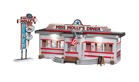 Woodland Scenics BR5870 O Scale Miss Molly's Diner