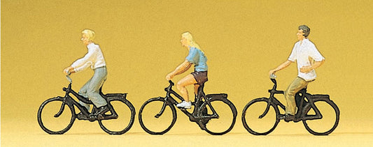 Preiser 10336 HO Scale Cyclists Figure Set