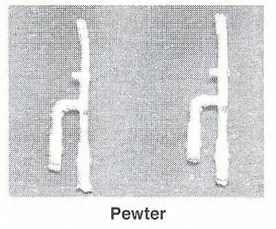 Details West DP-349 HO Scale Fuel Tank Vent Pipe pkg(2) -- Dual Pipe