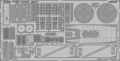 Eduard 48652 1/48 Photo Etch F-15E Exterior for ACADEMY