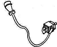 Details West 219 HO Scale MU Cables -- 1 Each Receptacle Single-Plug & Stand