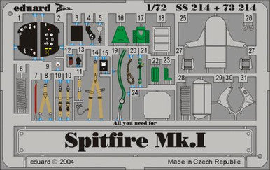 Eduard SS214 1/72 Spitfire Mk.I for Tamiya