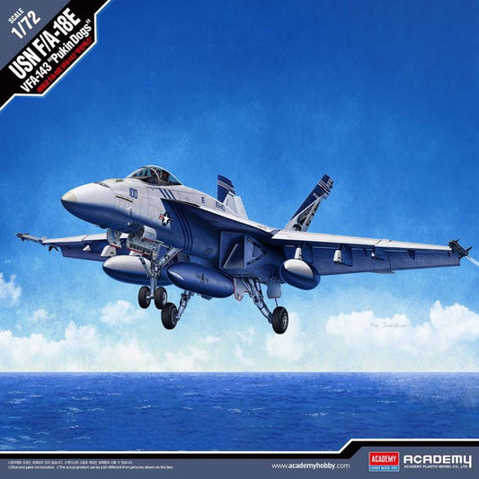 Academy 12547 1/72 F/A18E VFA143 Pukin Dogs USN Fighter