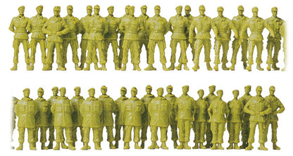 Preiser 16543 HO Scale Military - Modern German Army (BW) - Unpainted